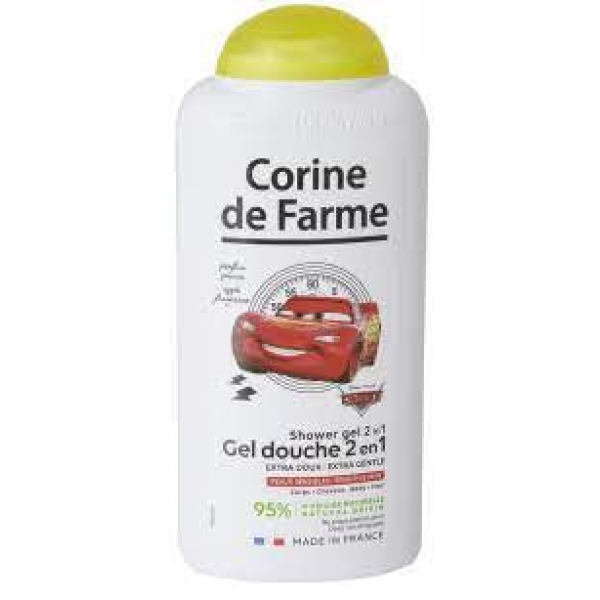 CORINE FARME DOUCHE 2 EM 1 CARS 250 ML