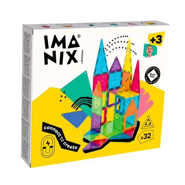 Braintoys - Imanix Clássico 32 Peças