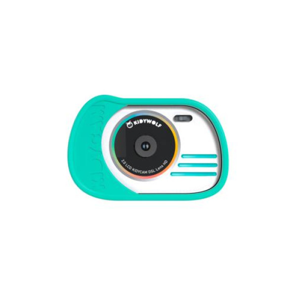KidyWolf - Máquina Fotográfica Cyan