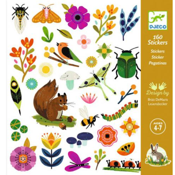 Djeco - Jardim 160 Autocolantes