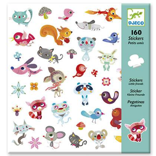 Djeco Pequenos Amigos 160 Autocolantes