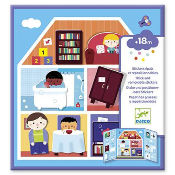 Djeco - Casa - Autocolantes Removíveis