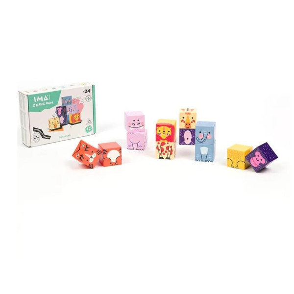 Braintoys - Ima Cube Baby 12 pcs