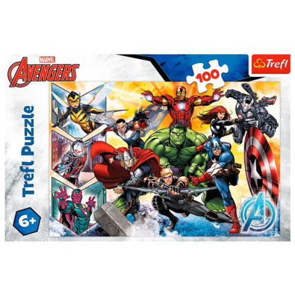 Trefl -Puzzles 100pcs Power of the Avengers(16431)
