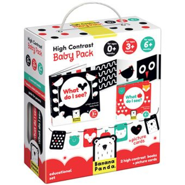BP - HIGH CONTRAST BABY PACK 0M/3M/6M(BAN77376)