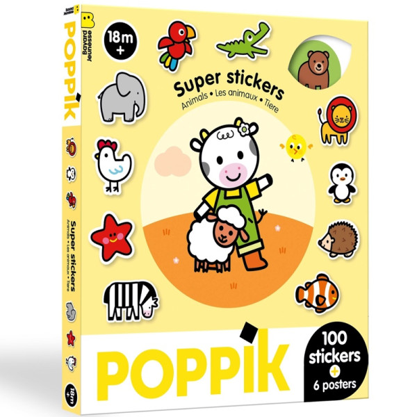 POPPIK - STICKER BOX ANIMALS (BOX001)