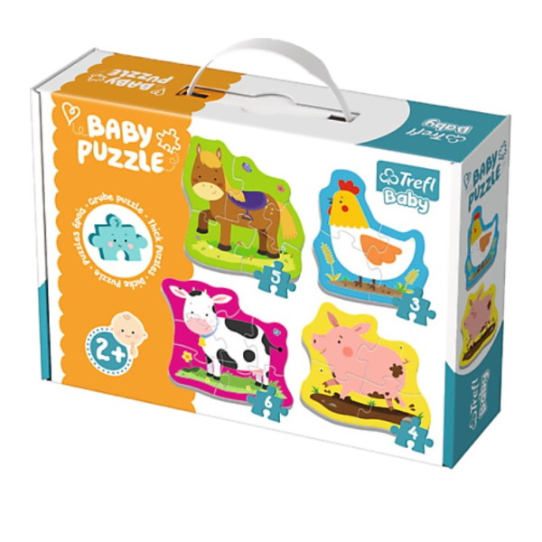 Trefl - Baby Puzzle - Animais Quinta (36070)