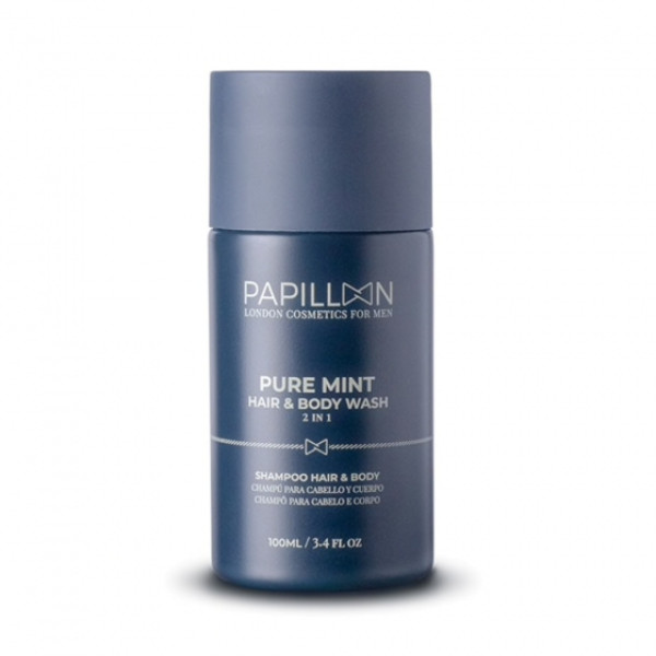 PAPILLON CHAMPÔ PURE MINT CABELO E CORPO 100 ML