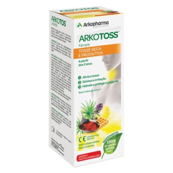 ARKOTOSS TOSSE SECA E PRODUTIVA XAROPE FRUTOS VERMELHOS 140mL