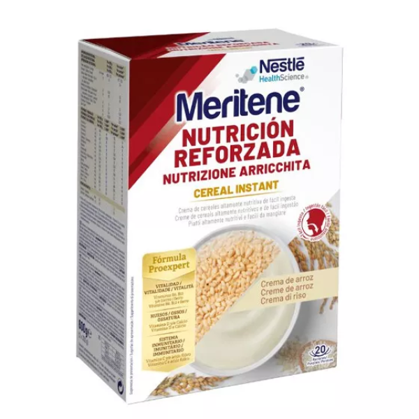 Meritene Cereal Instant Arroz Saq 300g X2 pó susp oral medida