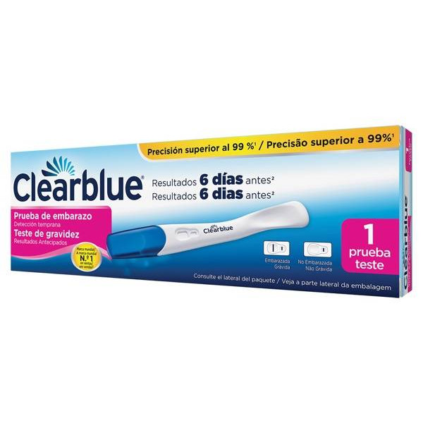 CLEARBLUE TESTE DE GRAVIDEZ 6 DIAS X1