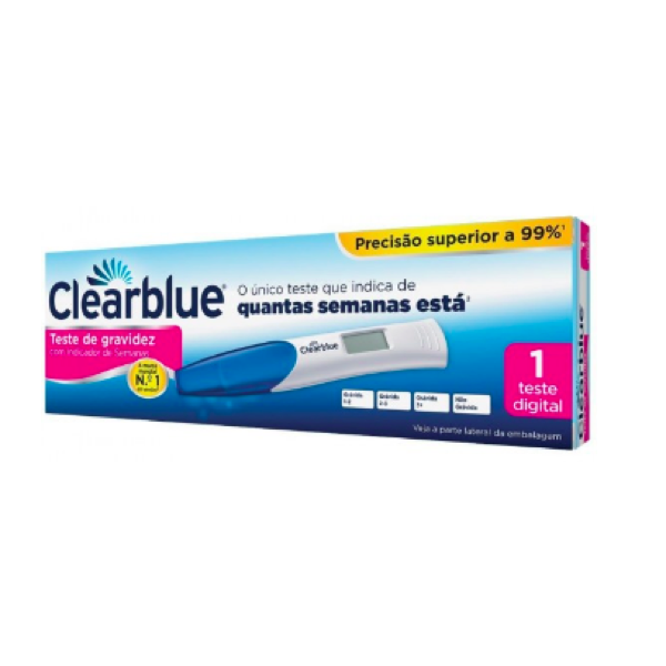 CLEARBLUE DIGITAL TESTE GRAVIDEZ COM INDICADOR DE SEMANAS