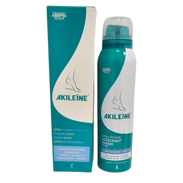 Akileine Transp Spray Po Absorv 150ml