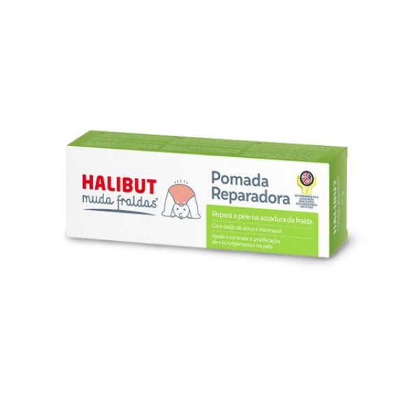 HALIBUT POMADA REPARADORA MUDA FRALDA 50G