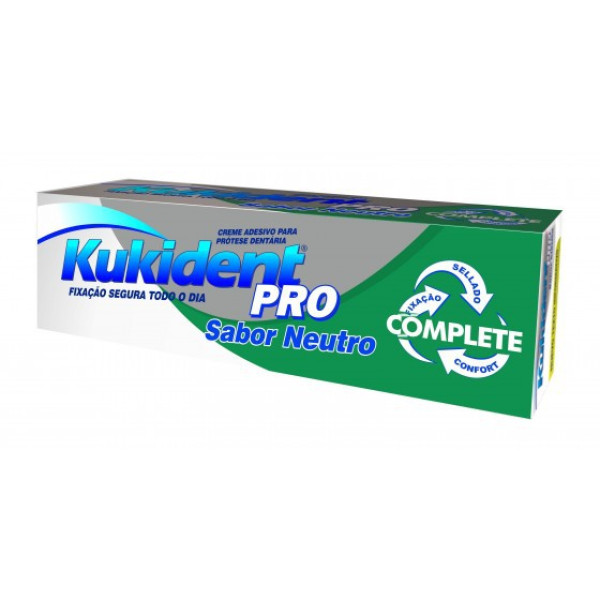 KUKIDENT PRO COMPLETE NEUTRO CREME PRÓTESE DENTÁRIA 47 G