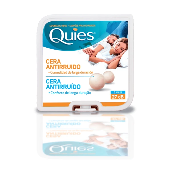 Quies Tampao Oto Cera Natur X16