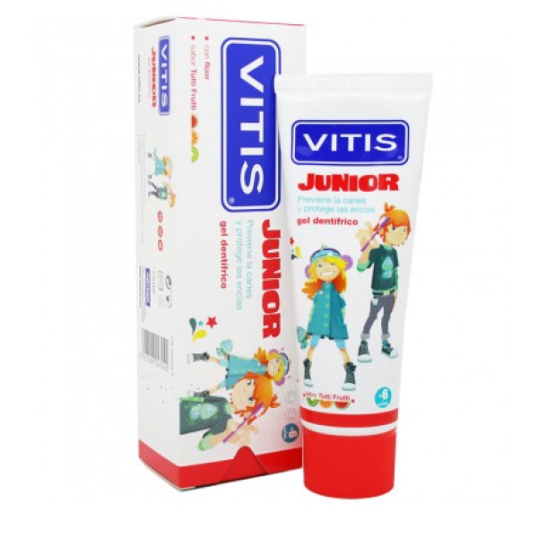 Vitis Junior Gel Dent Tutti Frut 75 Ml