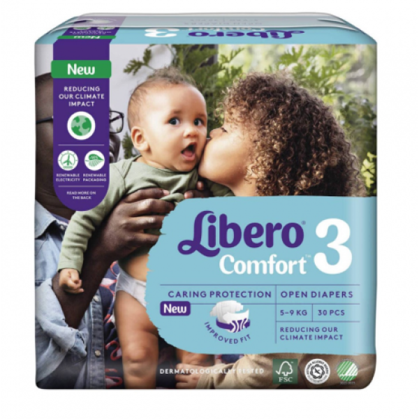 LIBERO COMFORT 3 FRALDAS 5-9KG X30