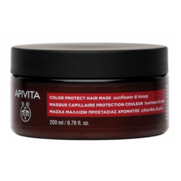 Apivita Capilar Masc Prot Cor 200Ml,  