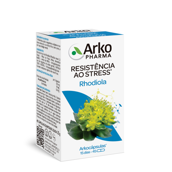 ARKOCÁPSULAS RHODIOLA 45 CÁPSULAS
