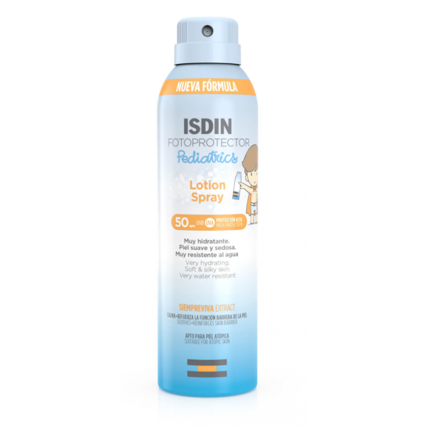 FOTOPROTECTOR ISDIN PEDIATRICS LOÇÃO SPRAY SPF5+ 250ML