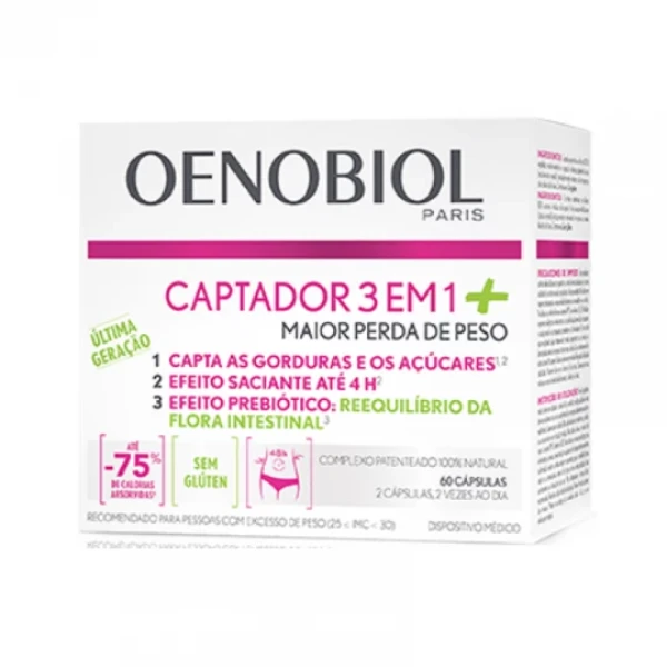 Oenobiol Captador 3em1+ Caps X60