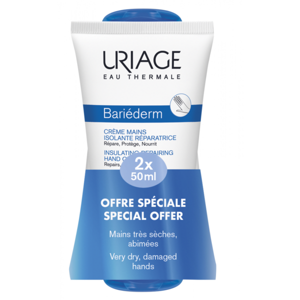 URIAGE BARIÉDERM DUO CREME DE MÃOS 2 X 50ML