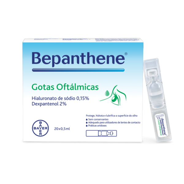 BEPANTHENE GOTAS OFTALMICAS 0,5ML 20 MONODOSES