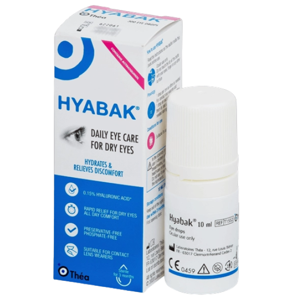 Hyabak Hipotonico Sol Lentes/Olhos 10ml