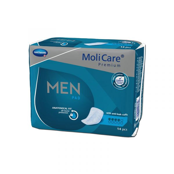 Molicare Men Pad 4 Gotas X14,  