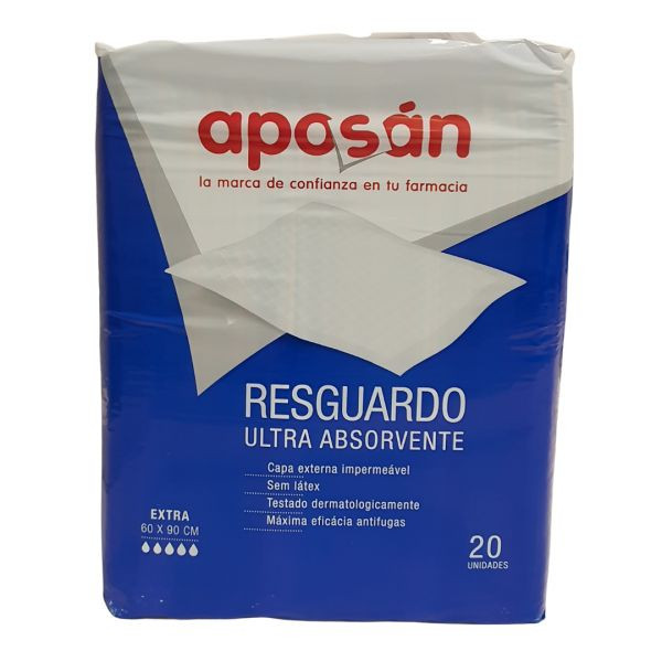 Aposan Resguardo Ultra Absorv 60x90 20uni,  