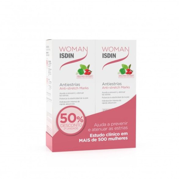 WOMAN ISDIN DUO CREME ANTI ESTRIAS 2X250ML