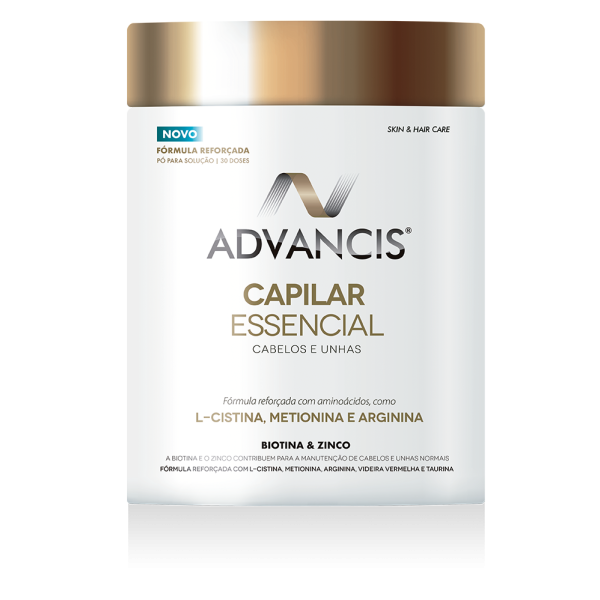 ADVANCIS CAPILAR ESSENCIAL PÓ PARA SOLUÇÃO ORAL CABELO E UNHAS 300 G