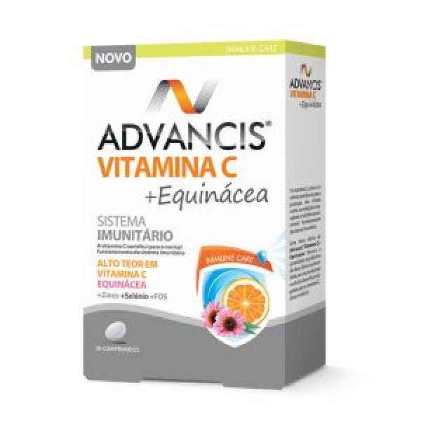 ADVANCIS VITAMINA C+EQUIN + ZINCO + SELÉNIO + FOS COMPX30