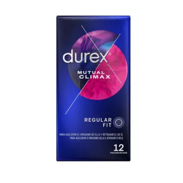 DUREX MUTUAL CLIMAX PRESERVATIVOS 12 UNIDADES