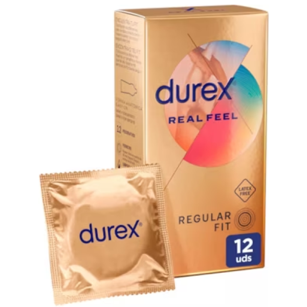 DUREX REAL FEEL PRESERVATIVO X12