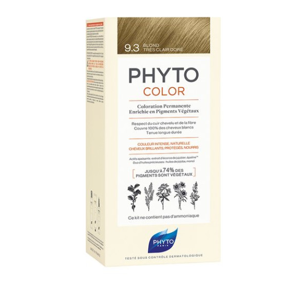 PHYTOCOLOR COLORAÇÃO 9.3 LOURO MUITO CLARO DOURADO