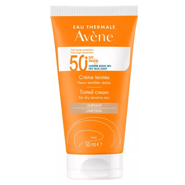 AVÈNE SOLAR CREME COM COR SPF50+ 50 ML