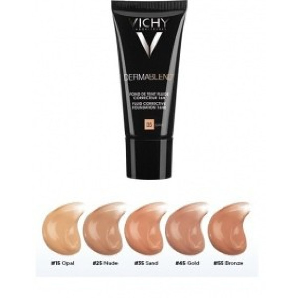 VICHY DERMABLEND BASE CORRETORA FLUÍDA 16H (35) 40ML