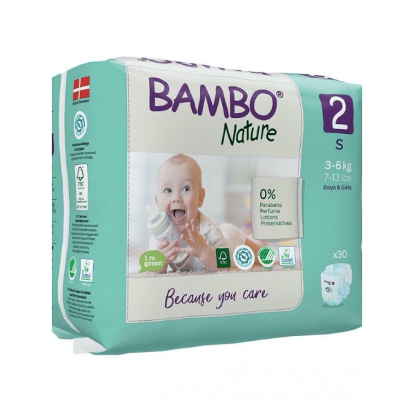 Bambo Nature Frald 2-S 3-6Kg X30