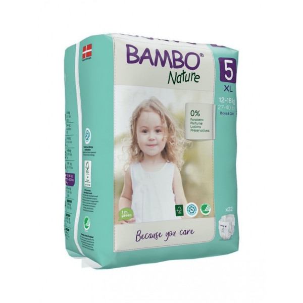 Bambo Nature Frald 5-Xl 12-18Kg X22