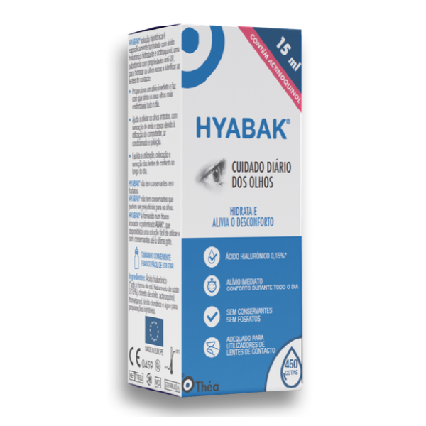 Hyabak Sol Hid/Lub Olh/Lent 15Ml