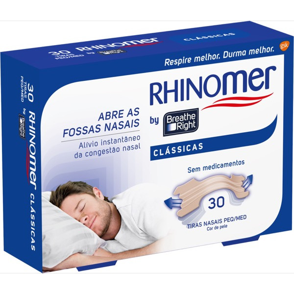 Rhinomer by Breathe Right Clássicas Pequenas/Médias x 30