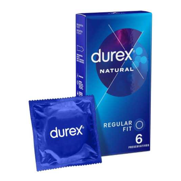 Durex Natural Plu Preservativo X6