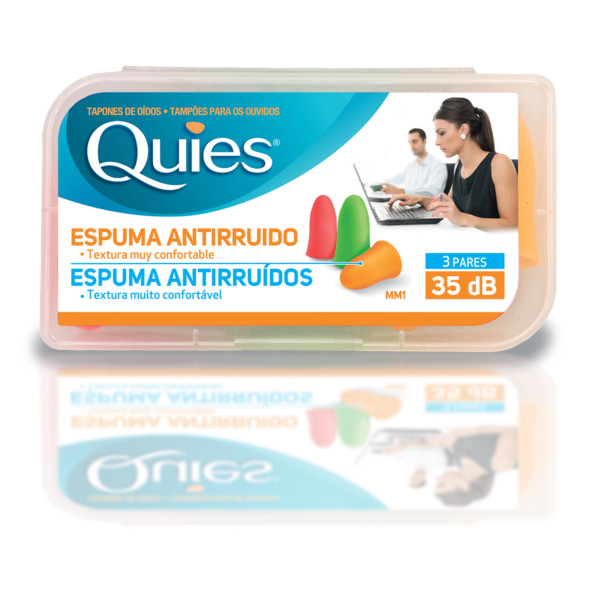 Quies Tampao Oto Espuma Multi X6,