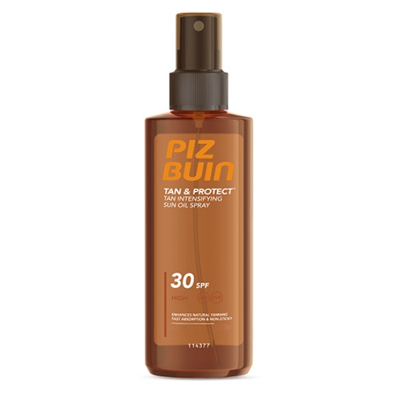 PIZ BUIN TAN & PROTECT ÓLEO SPRAY ACELERADOR DE BRONZEADO FPS 30 150 ML