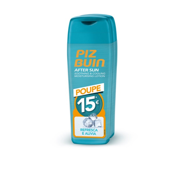 PIZ BUIN AFTER SUN LOÇÃO HIDRATANTE SUAVIZANTE E REFRESCANTE 2 UNIDADES DE 200 ML