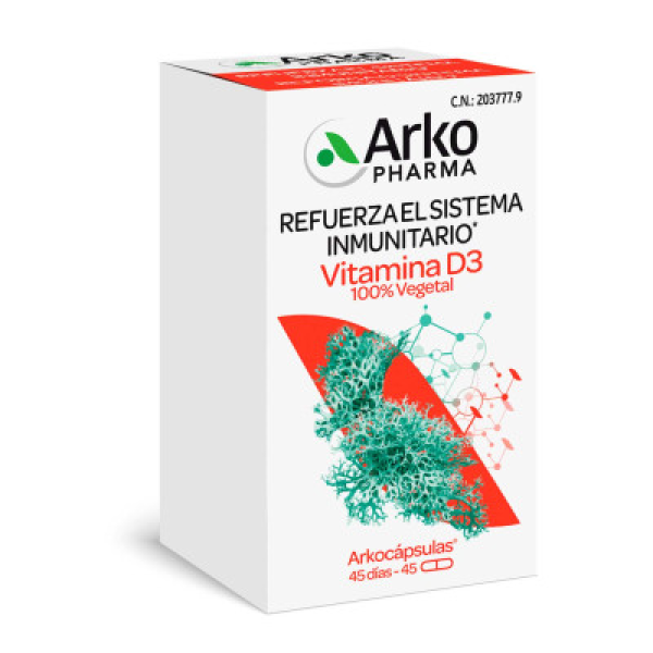 Arkocapsulas Vitamina D3 Caps X45
