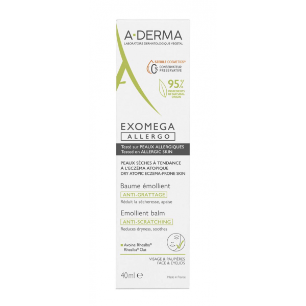 A-Derma Exomega Allergo Bals Emol 40Ml