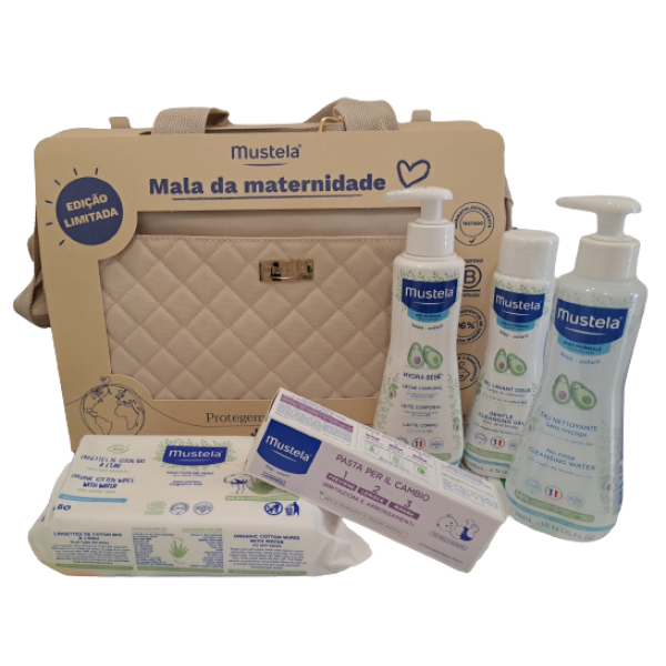 Mustela Bebé Mala da maternidade Higiene e Cuidado do bebé Taupe Edição limitada